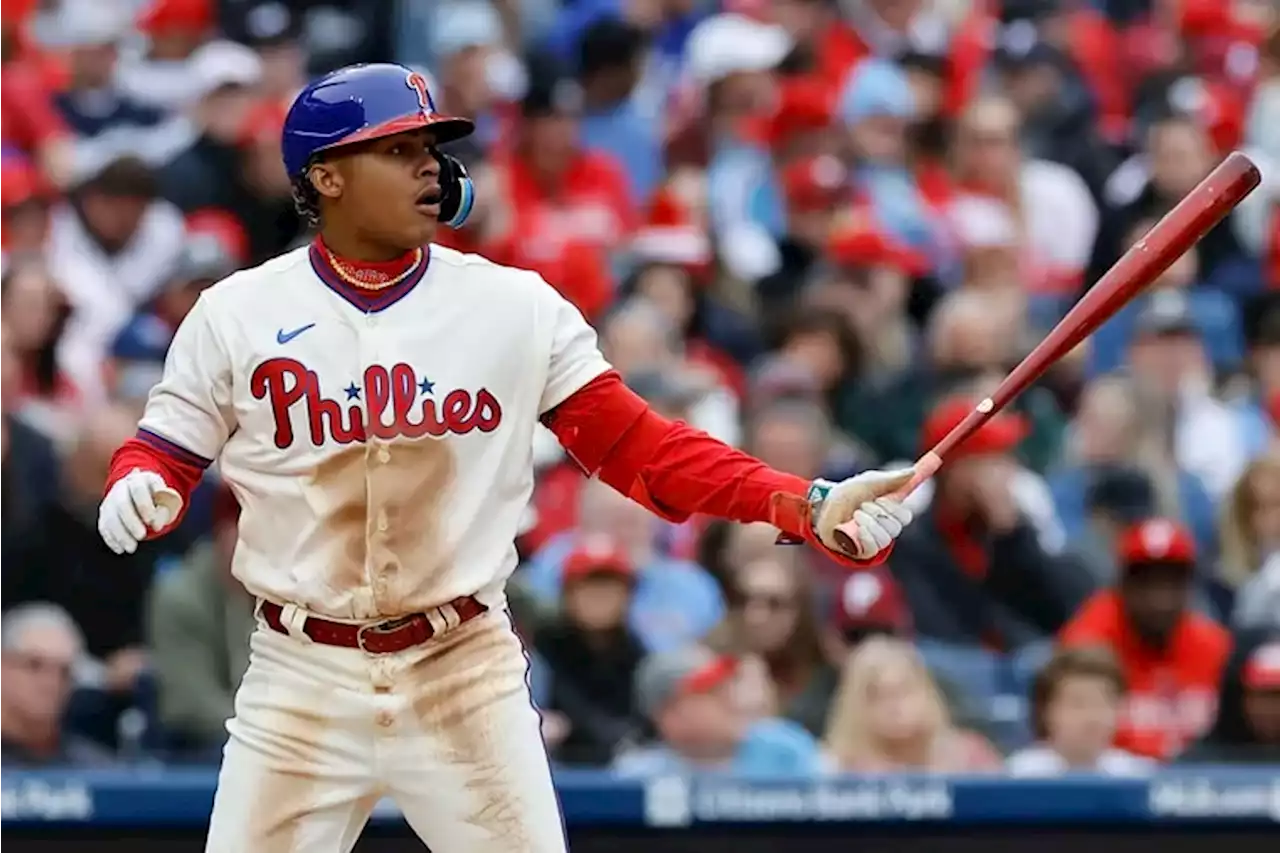 Phillies place Cristian Pache on IL with knee injury, recall Dalton Guthrie from Lehigh Valley