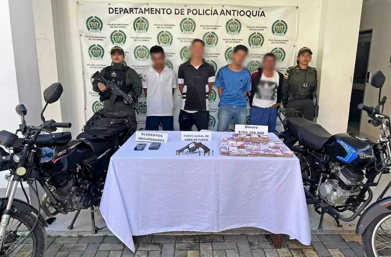 Padre e hijo fueron capturados por fleteo de más de $ 150 millones en Antioquia - Pulzo