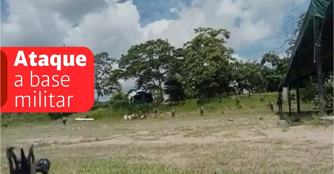 “Se nos metieron al batallón”: impresionante video del tiroteo por entrada de disidencias de Iván Ríos a atacar las tropas del ejército