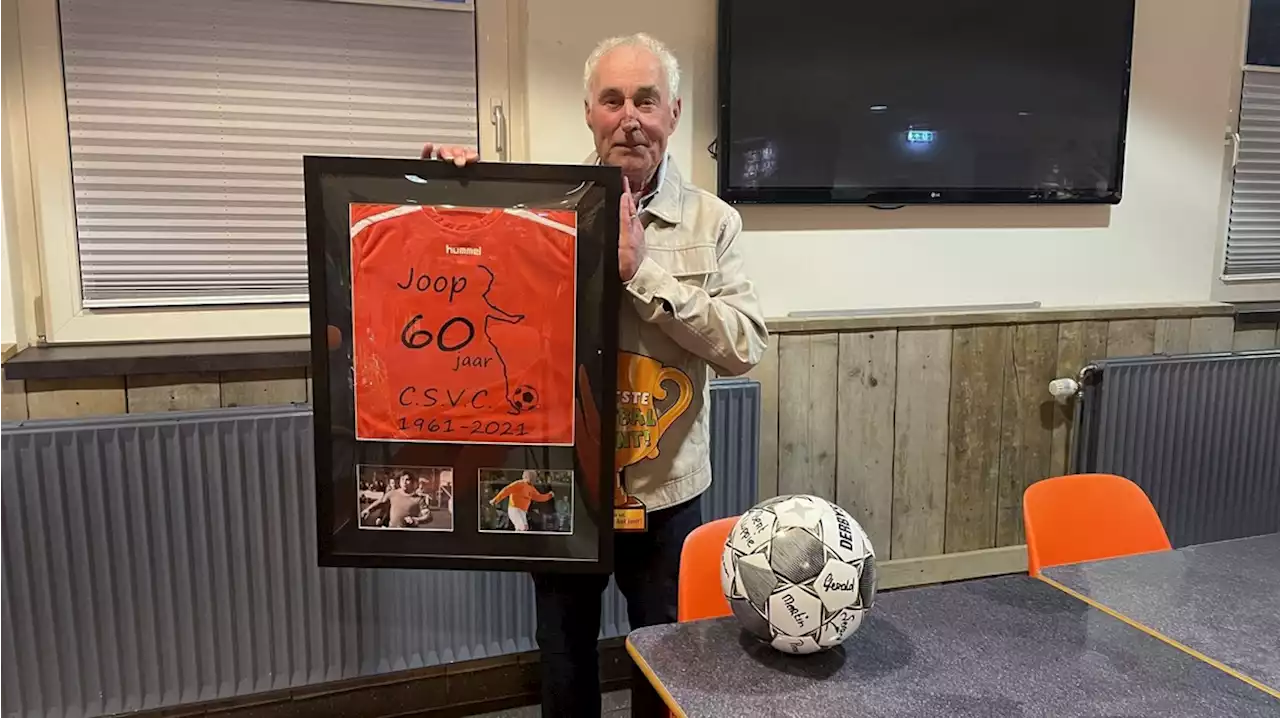 Joop Lubbelinkhof (75) speelt na ruim zestig jaar voetballen zijn laatste wedstrijd voor CSVC: 'Mooi man'