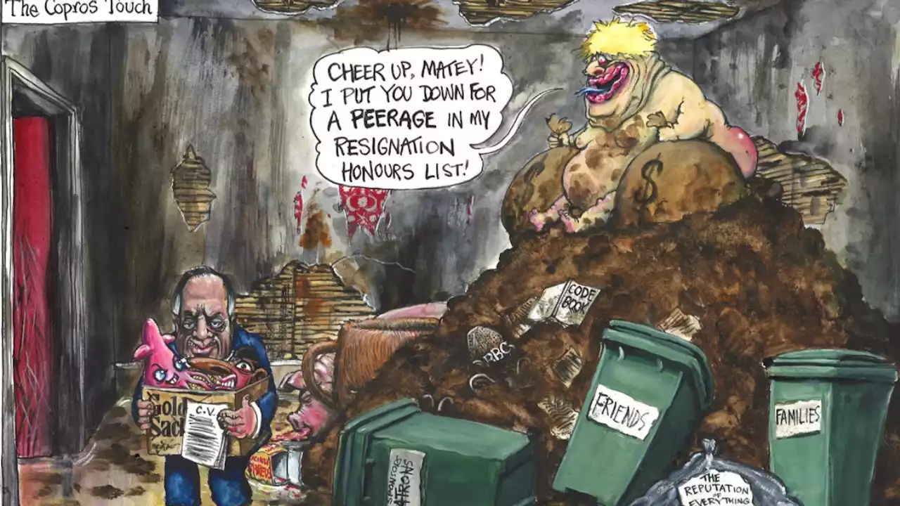 The Guardian pulls cartoon of outgoing BBC boss Richard Sharp after antisemitism backlash