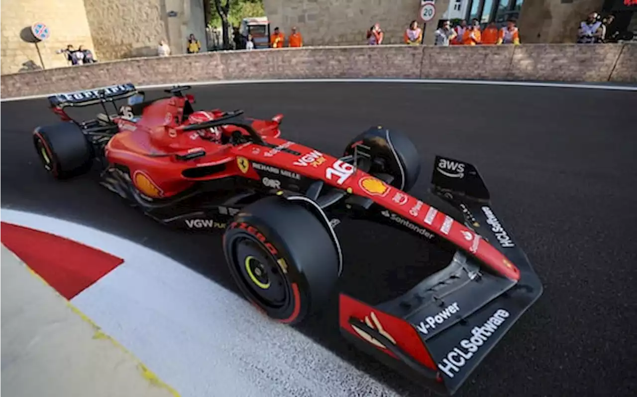 F1, Azerbaigian: Leclerc centra la prima pole della gara sprint