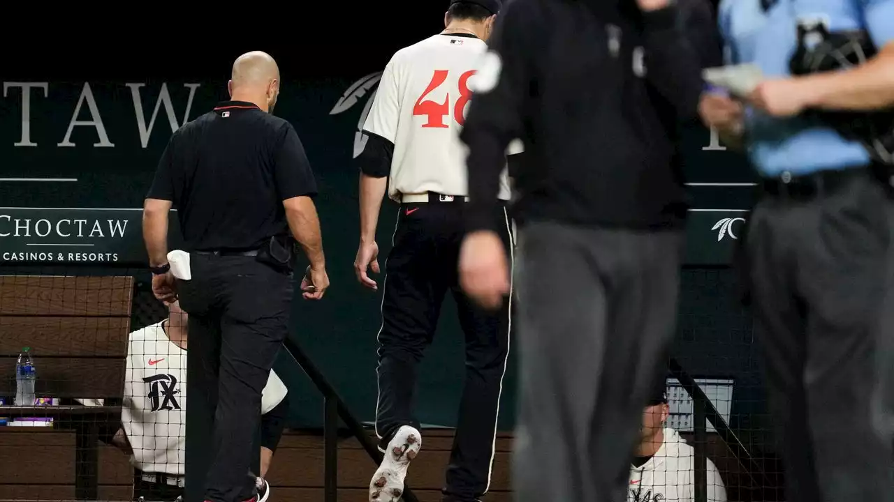 Rangers ace deGrom exits in 4th inning against Yankees