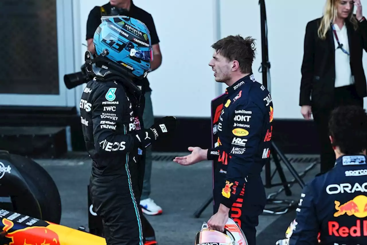 George Russell: Überrascht von Max Verstappens Wut