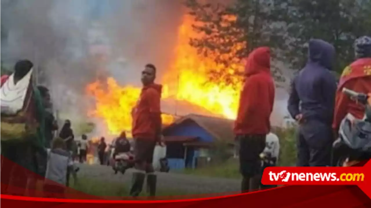 Kapolda Papua Sebut KKB Bakar 4 Rumah Warga di Ilaga