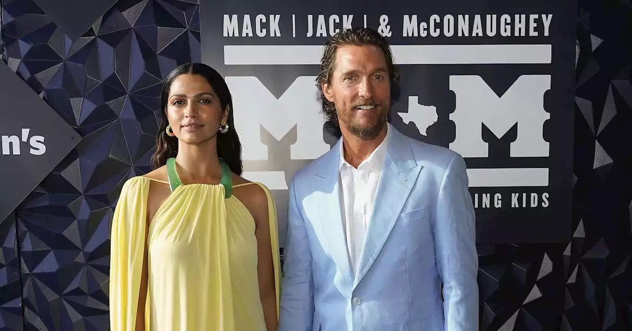 Levi's All Grown Up! Matthew McConaughey, Camila Alves Bring Son to Gala