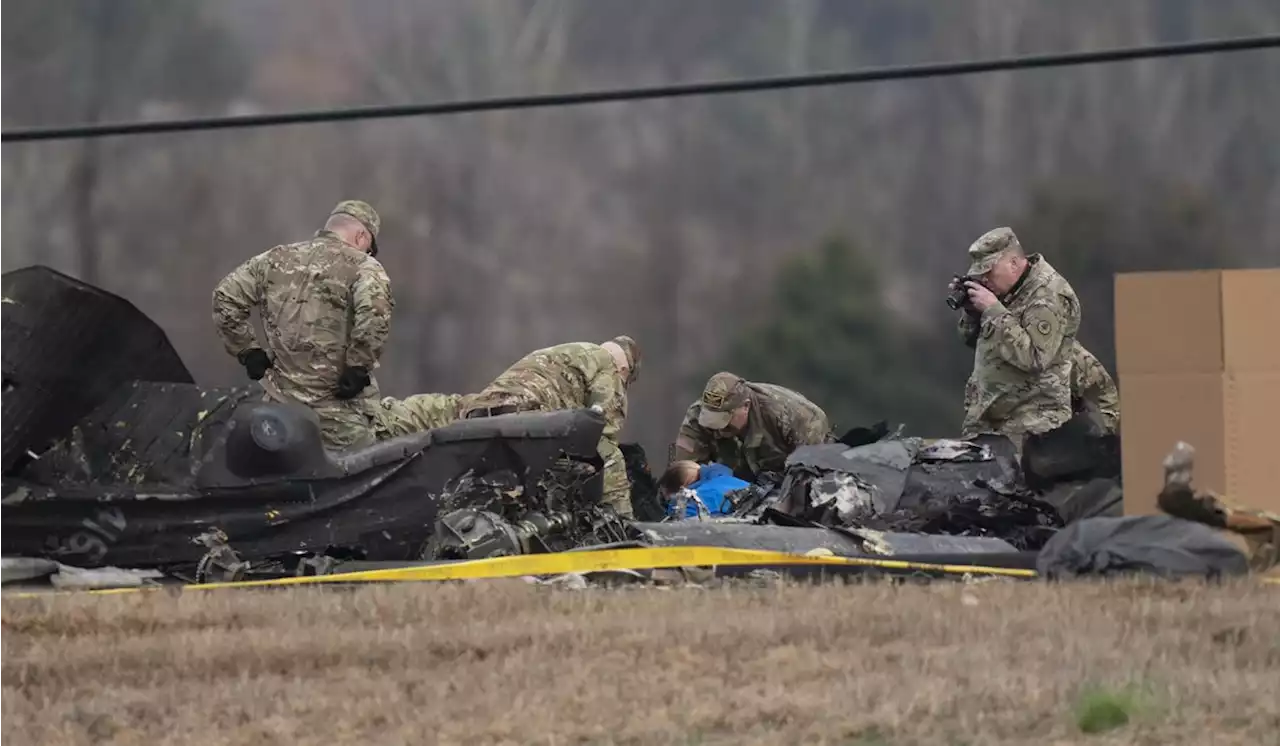 Recent U.S. military helicopter crashes in training missions