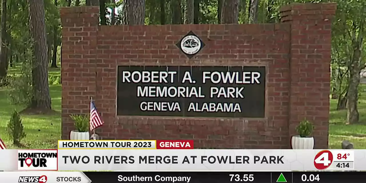 Two rivers merge at Fowler Park