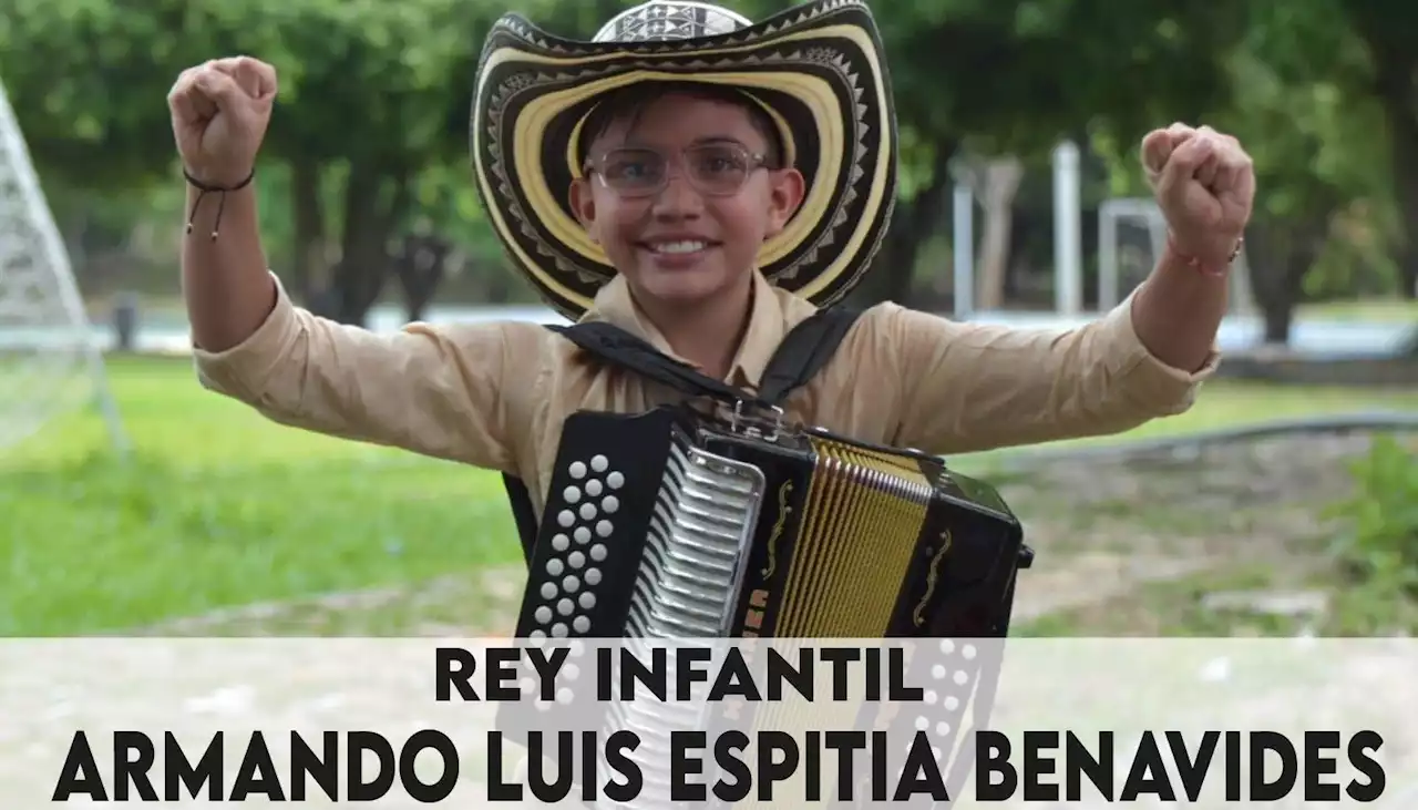 Armando Luis Espitia, de Chinú, el nuevo Rey Vallenato Infantil