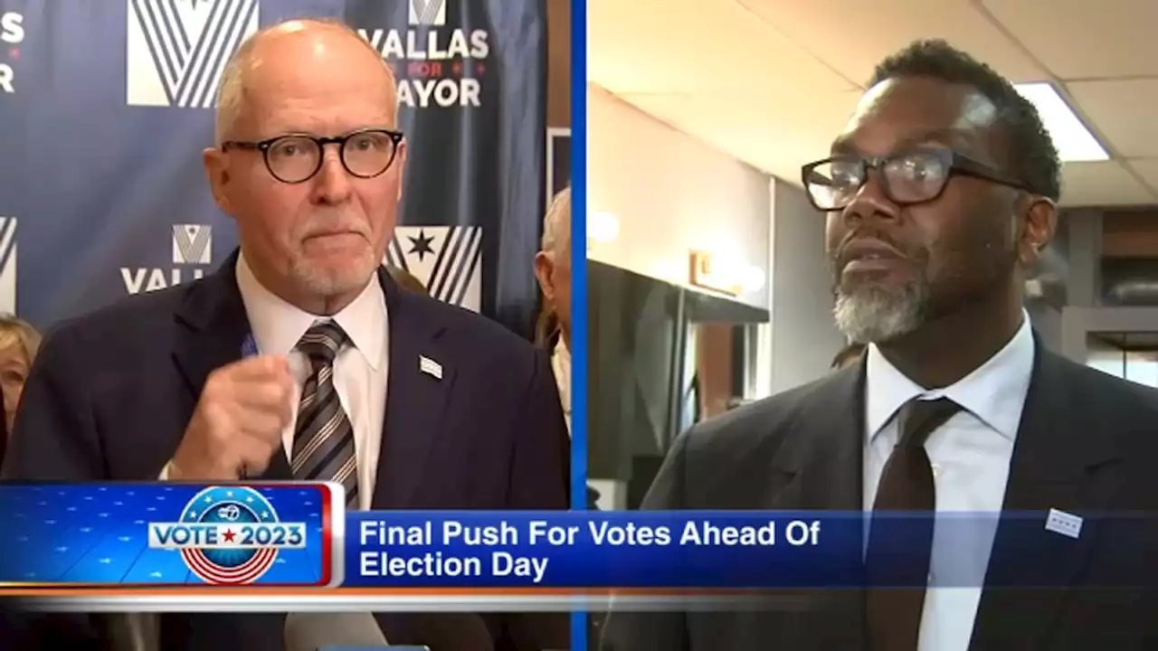 Chicago mayoral election: Paul Vallas, Brandon Johnson make sprint to the finish in race for mayor