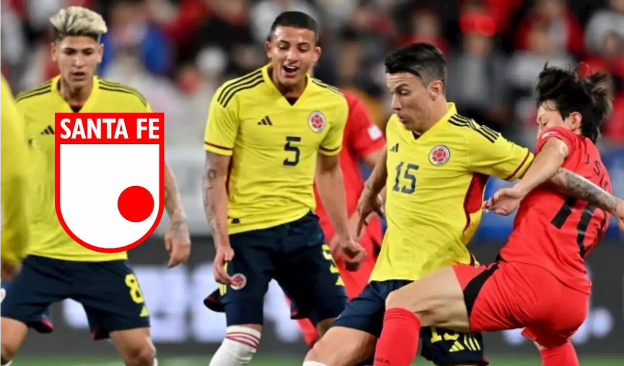 Santa Fe tiene todo listo: un volante de Selección Colombia llegará en julio