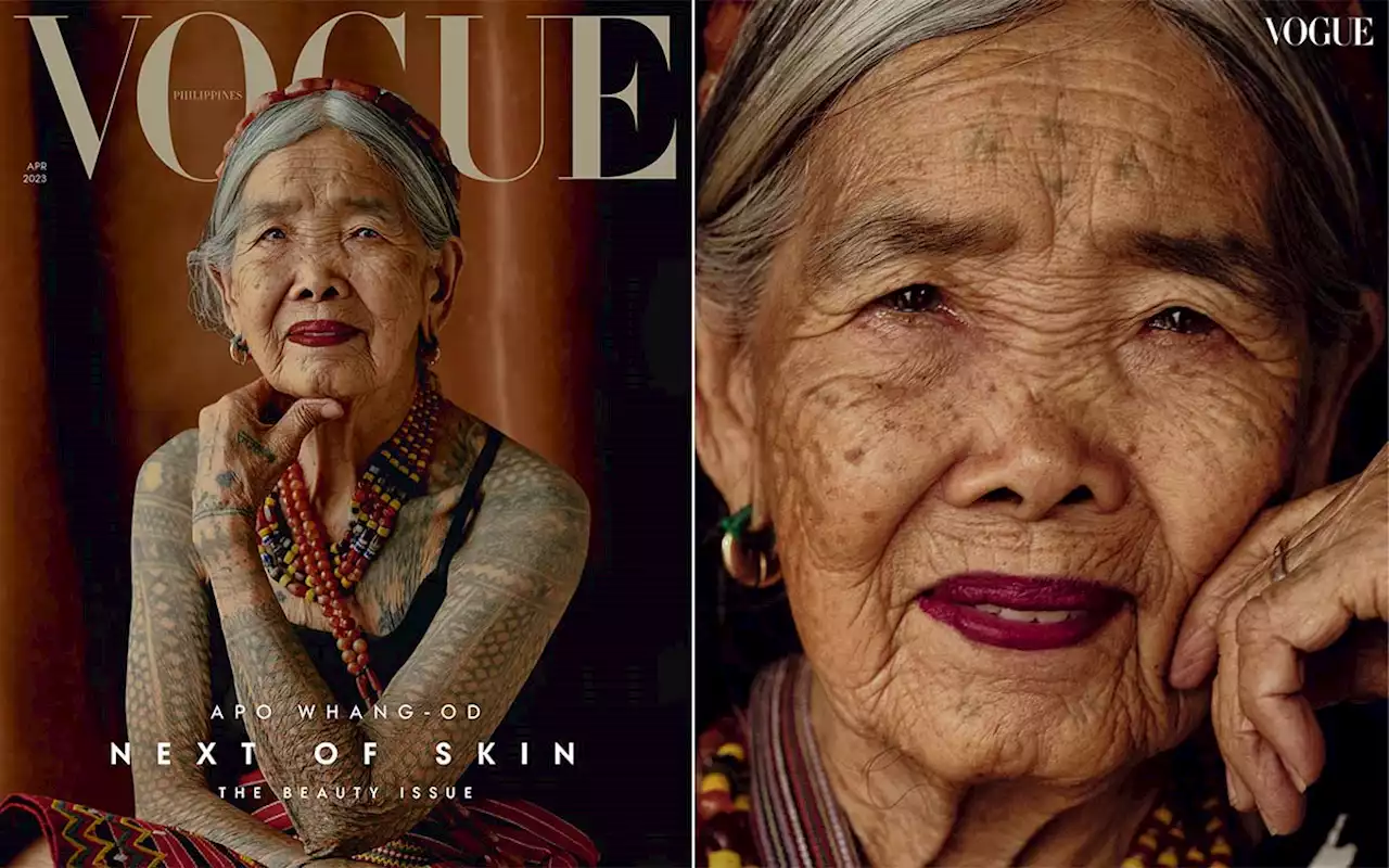 Una tatuadora indígena filipina, la modelo más longeva en posar para Vogue