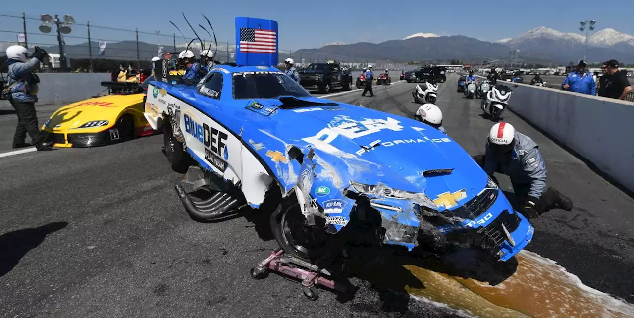 J.R. Todd Says NHRA Crash with John Force that Wasn't His Fault Cost Crew Plenty