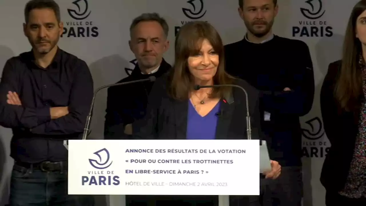 Paris: Anne Hidalgo confirme le retrait des trottinettes en libre-service au 1er septembre prochain