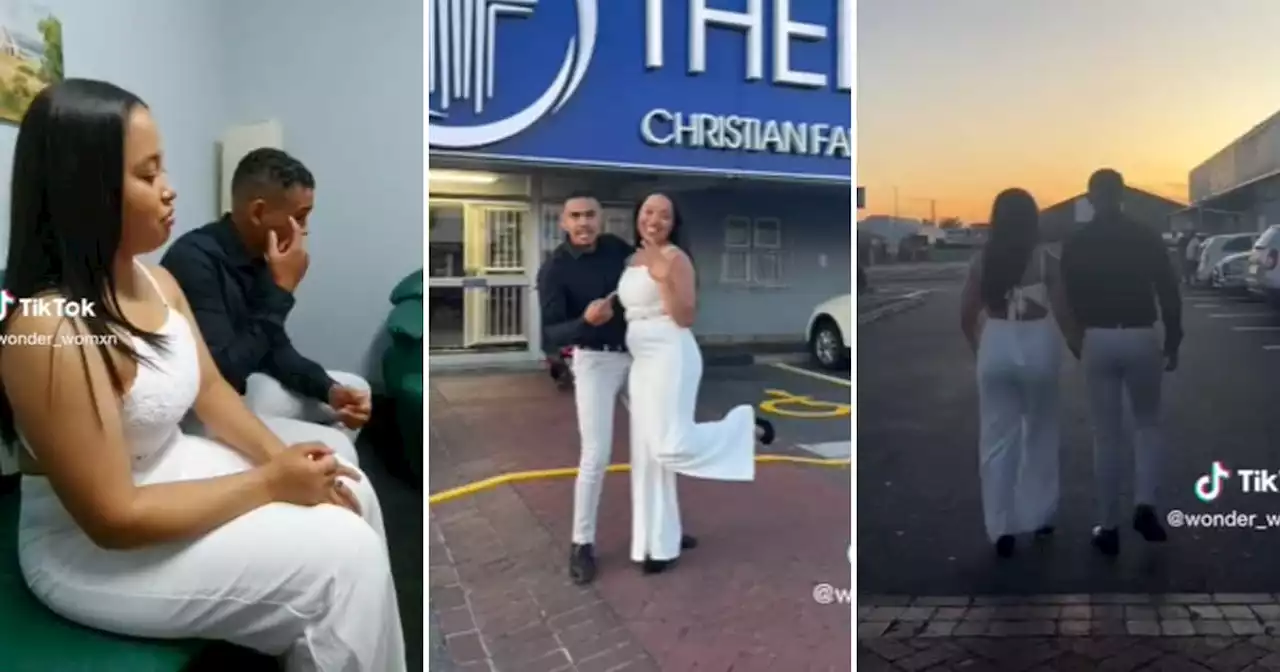 Mzansi couple shares cute wedding that cost them R0, people are here for it