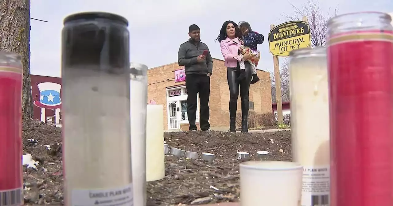 Pritzker surveys damage after Belvidere theater collapse