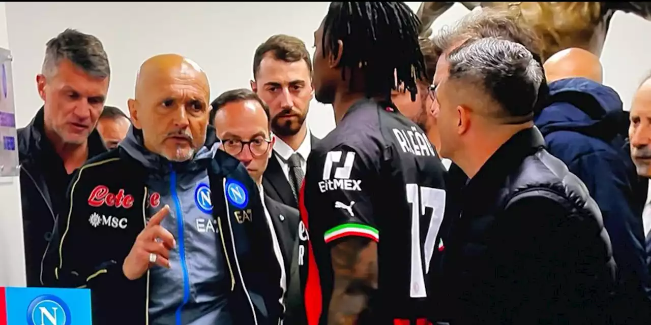 Maldini e Leao, alta tensione con Spalletti nel tunnel: ecco cosa è successo