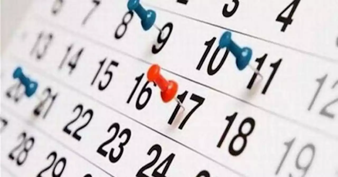 As� queda el calendario de asuetos y d�as no laborables que se suma al fin de semana largo de Semana Santa