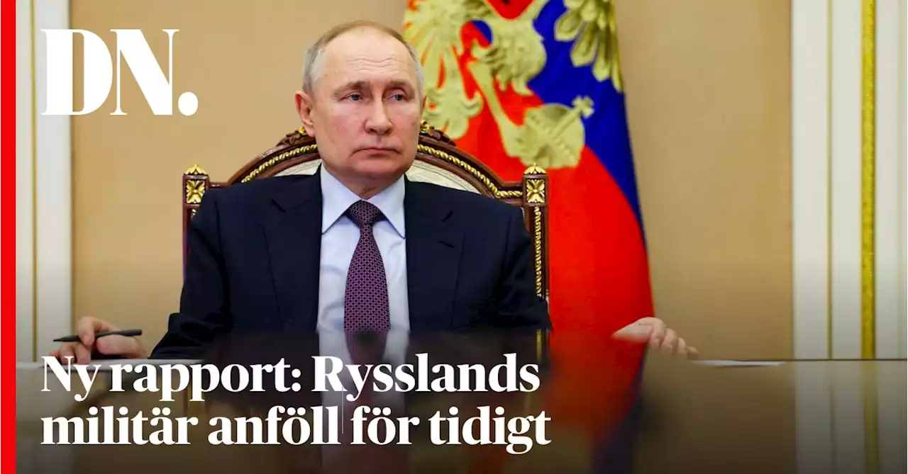 Ny rapport: ”Strategisk felbedömning av Putin”