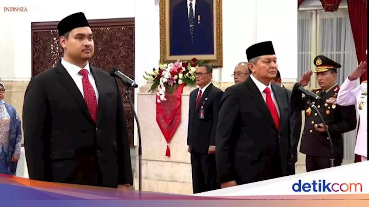 Dito Ariotedjo Resmi Diangkat Jokowi Jadi Menpora Baru