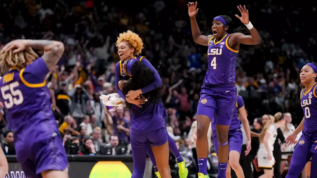 LSU dominate Iowa with hot shooting to win first NCAA women's basketball championship