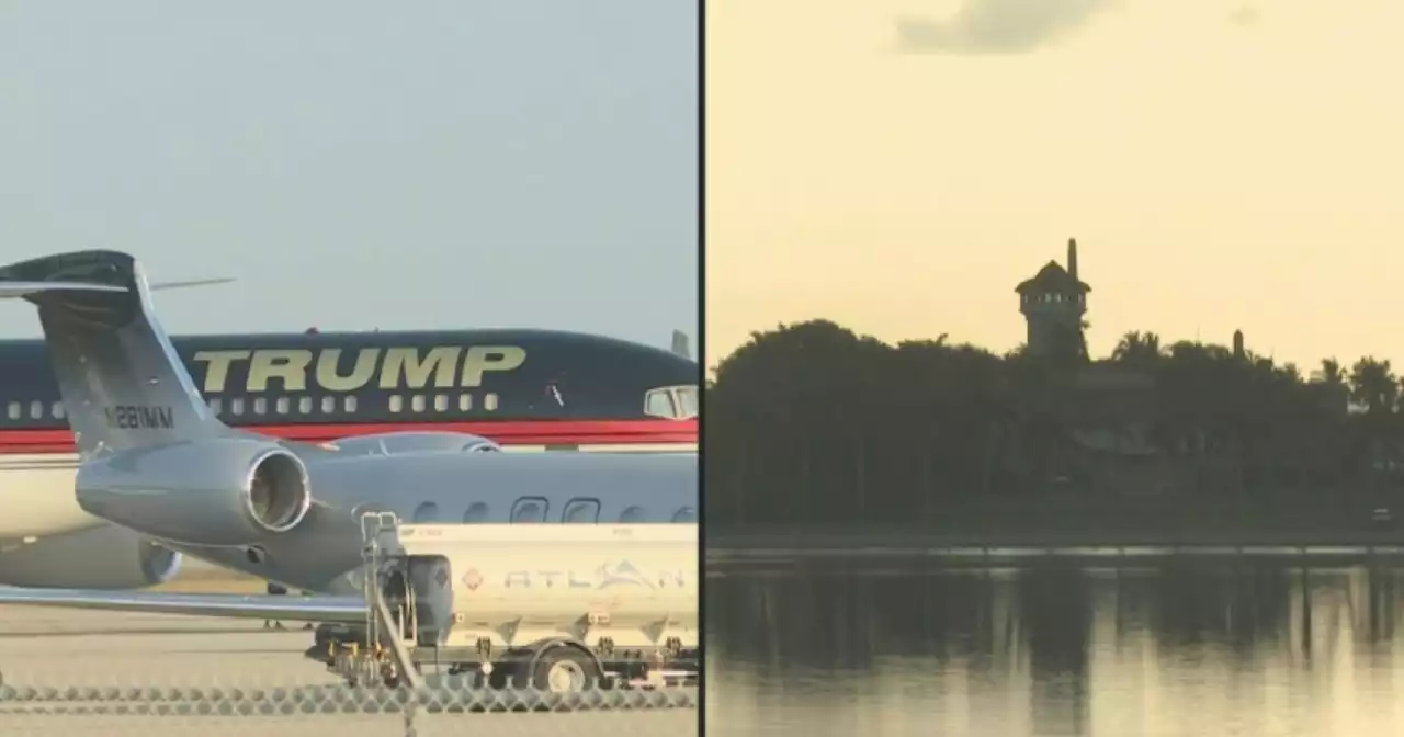 Trump leaves Florida home to surrender to charges in New York