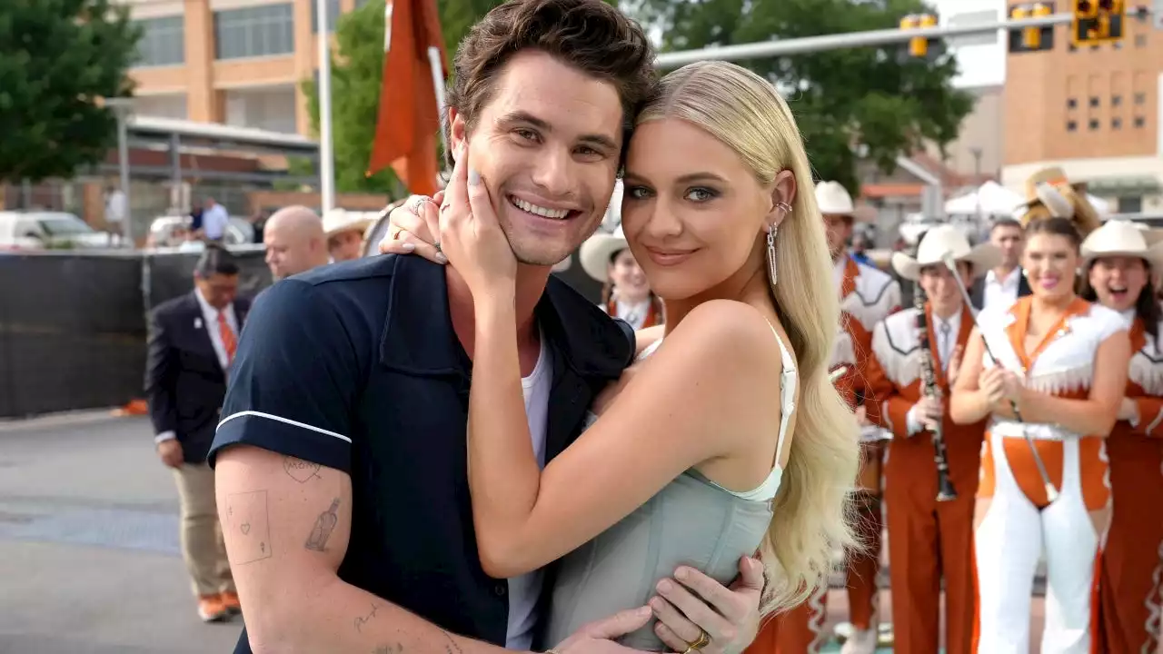 Kelsea Ballerini and Chase Stokes Make Red Carpet Debut at CMT Awards