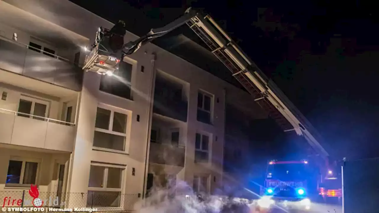 Vbg: Feuer am Dach eines Mehrfamilienhauses in Dornbirn