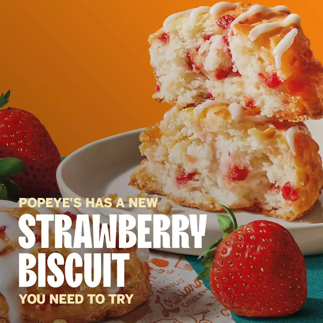 Popeyes Has a New Strawberry Biscuit You Need to Try