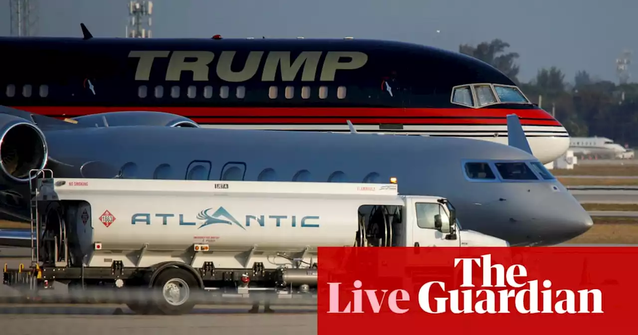 Donald Trump expected to fly to New York for tomorrow’s court appearance – live