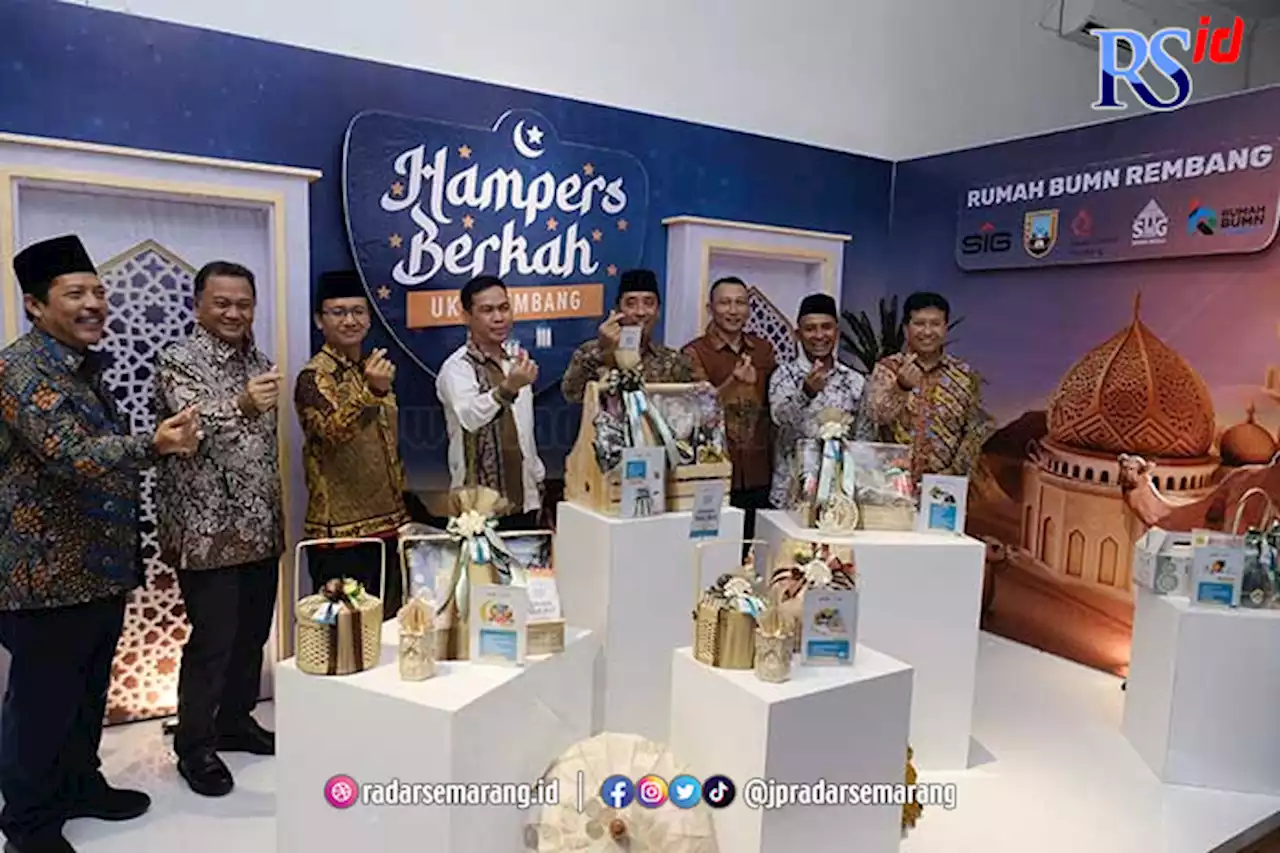 Semen Gresik dan Pemkab Rembang Launching Hampers Berkah Mayoni Produk UKM Lokal