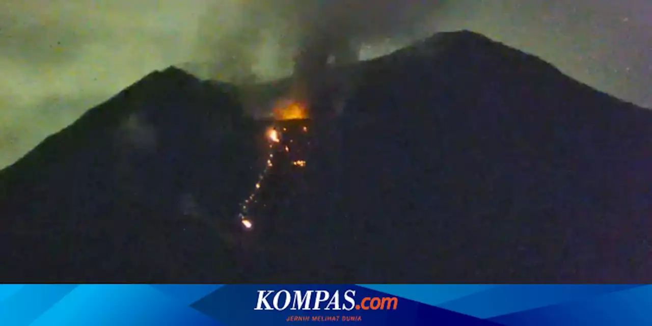 Senin Dinihari, Gunung Semeru Keluarkan Guguran Lava Pijar 800 Meter