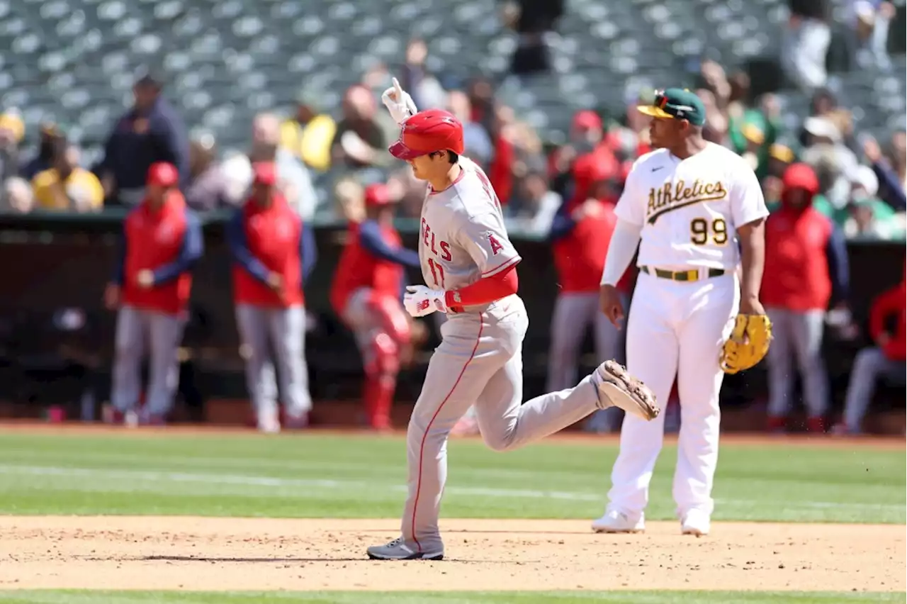 Angels’ Mike Trout, Shohei Ohtani homer back to back in win over A’s