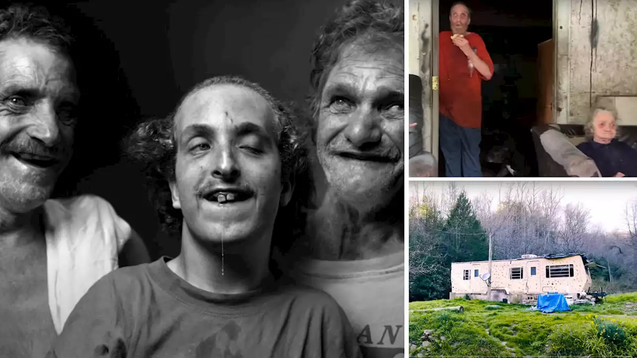 'America's most inbred family': Photographer captures rural Whittaker siblings who 'bark at people and live in squalor'