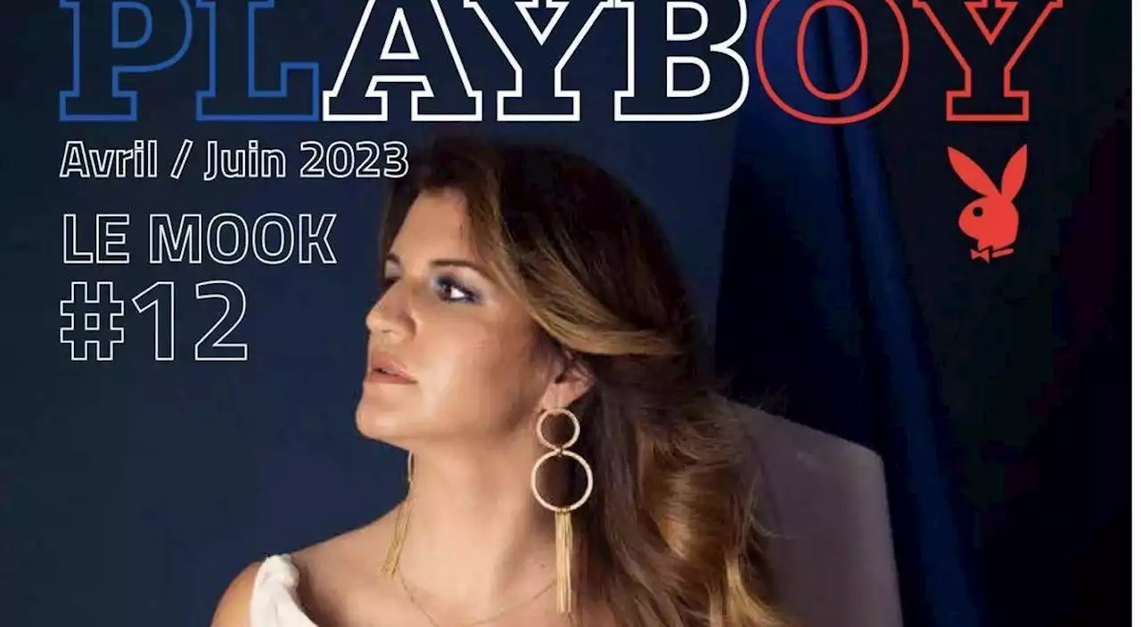 Les photos de Marlène Schiappa en une de Playboy dévoilées : allure de Marianne et drapeau de la République