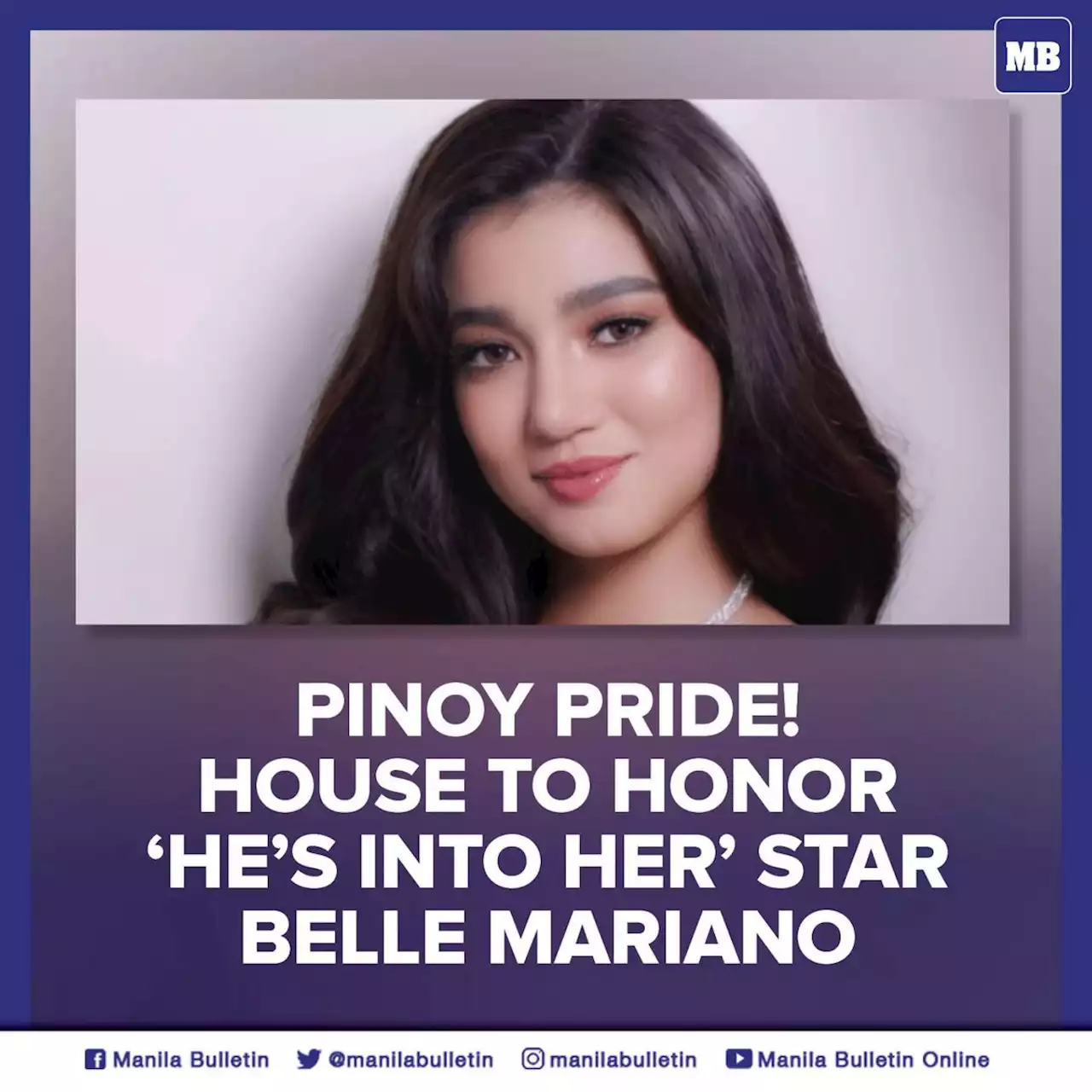 Pinoy pride! House to honor 'He's into her' star Belle Mariano for SDA win