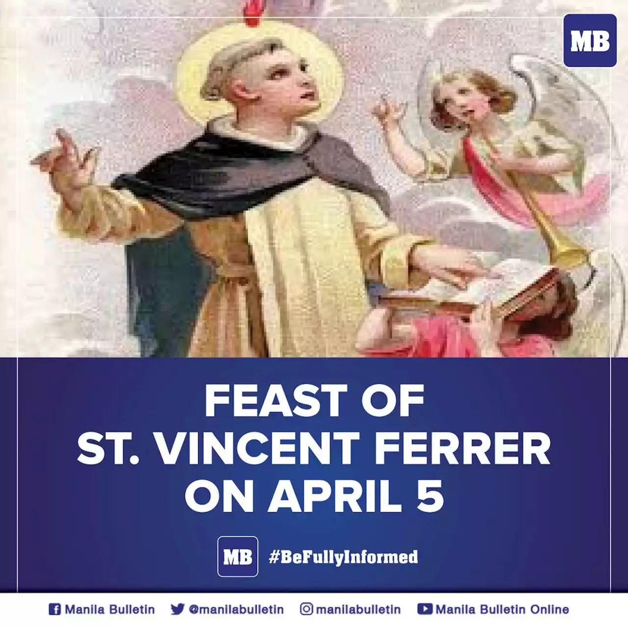 Feast of St. Vincent Ferrer on April 5