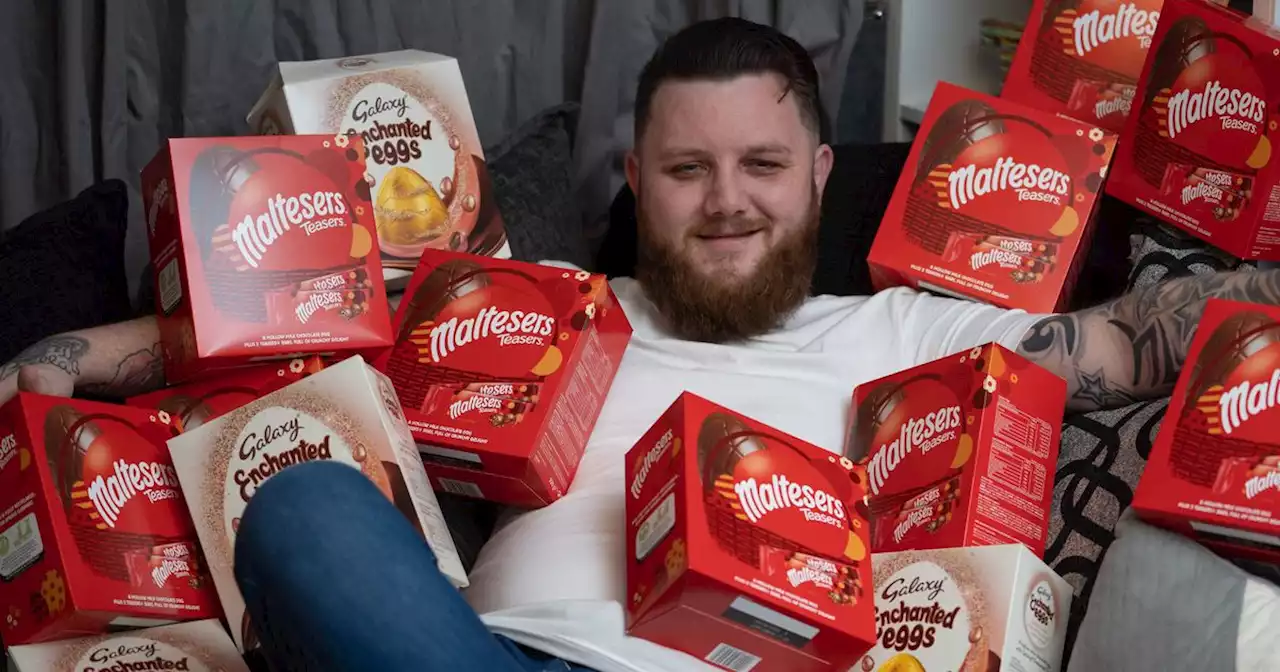 Dad-of-two living off Easter egg diet has already eaten more than 200 this year