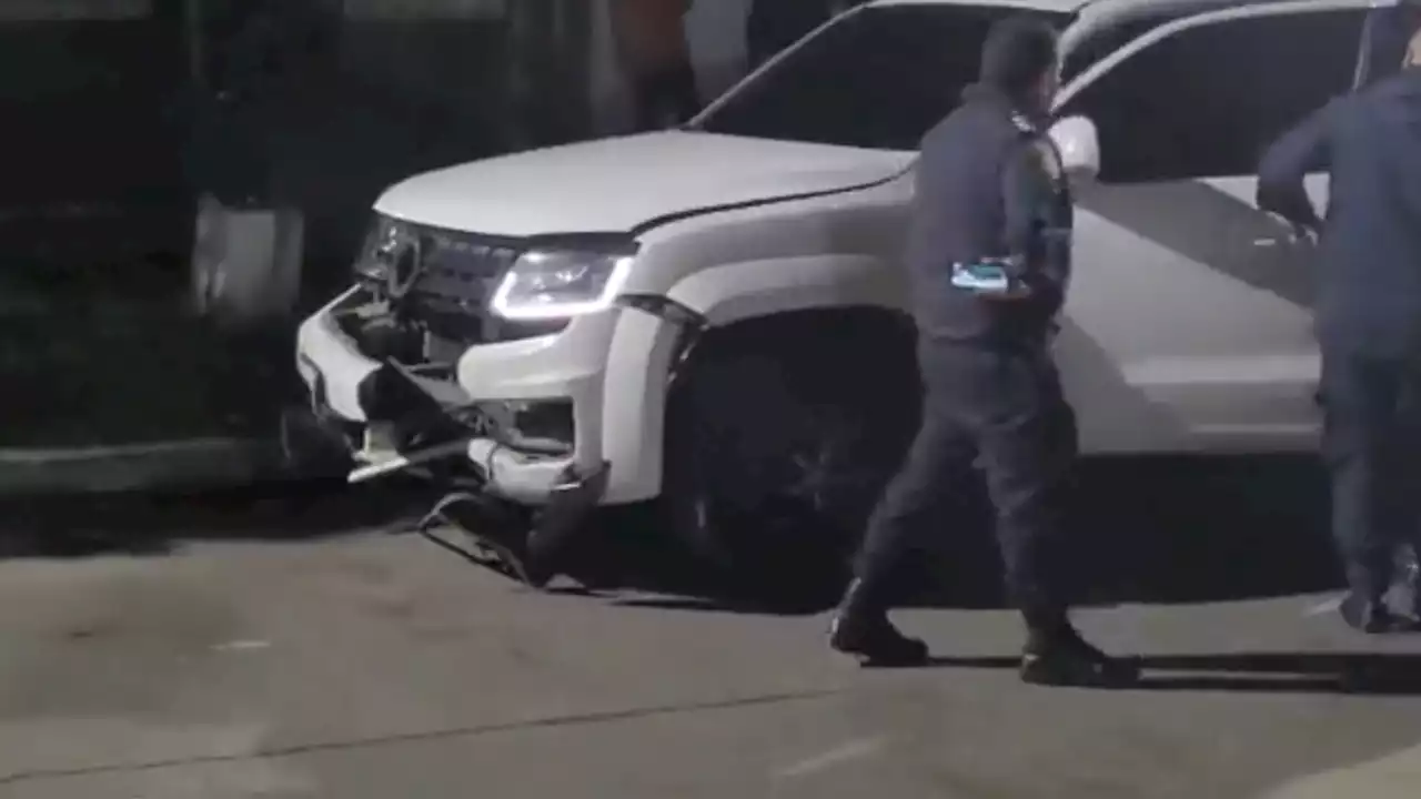 VIDEO: La Joaqui tuvo un accidente automovilístico y fue demorada