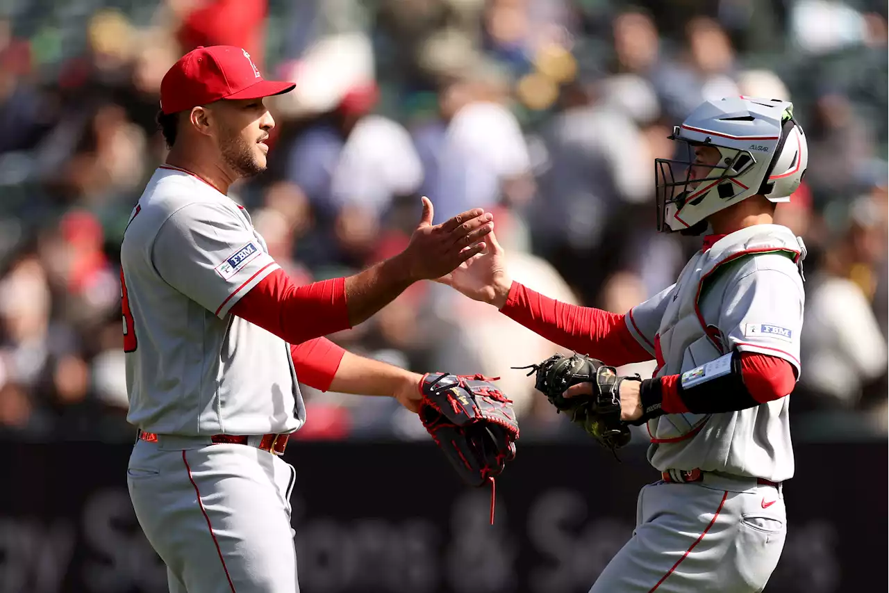 O'Hoppe Hits First HR, Trout, Ohtani Connect in Angels Win Against A's