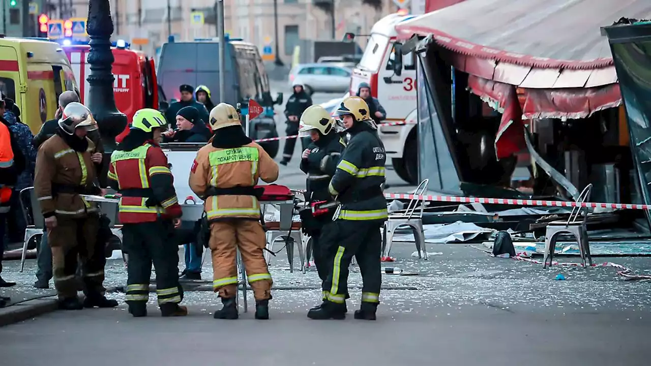 Militär-Blogger stirbt bei Explosion in St. Petersburg