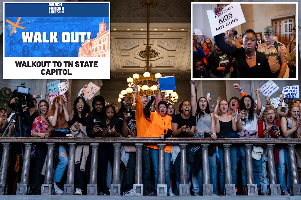 Thousands of Nashville students walk out and rally a week after school shooting