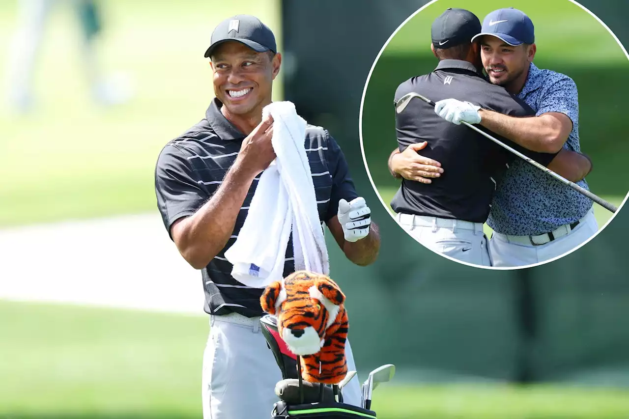 Tiger Woods arrives at Augusta National for 2023 Masters practice