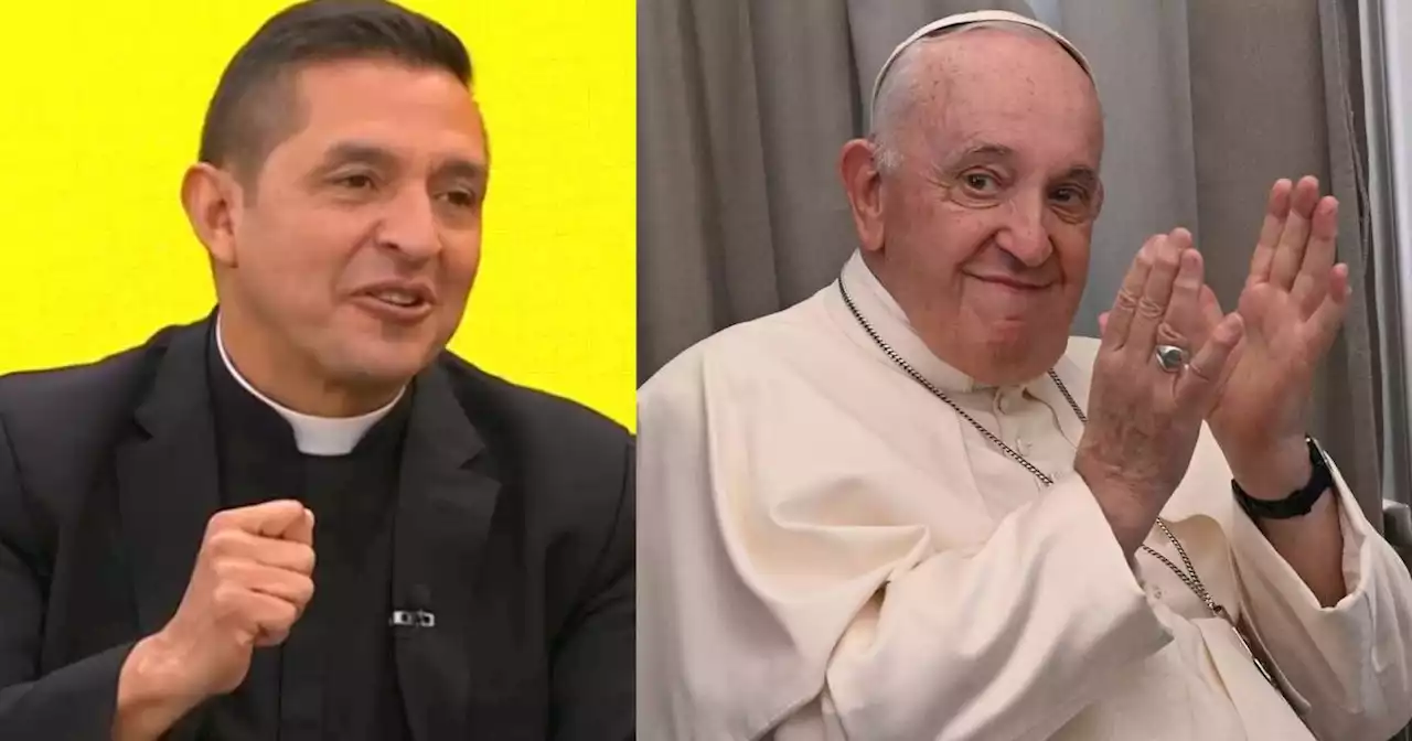 Directamente desde el Vaticano: ‘el padre Chucho’ llegó con mensaje del papa para el pueblo colombiano