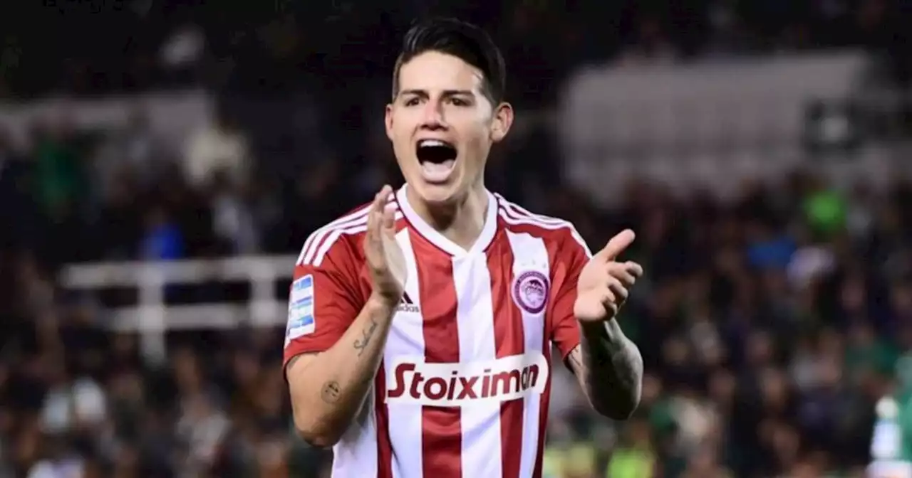 ¿Malas noticias para James? DT del Olympiacos tomó durísima decisión para su futuro