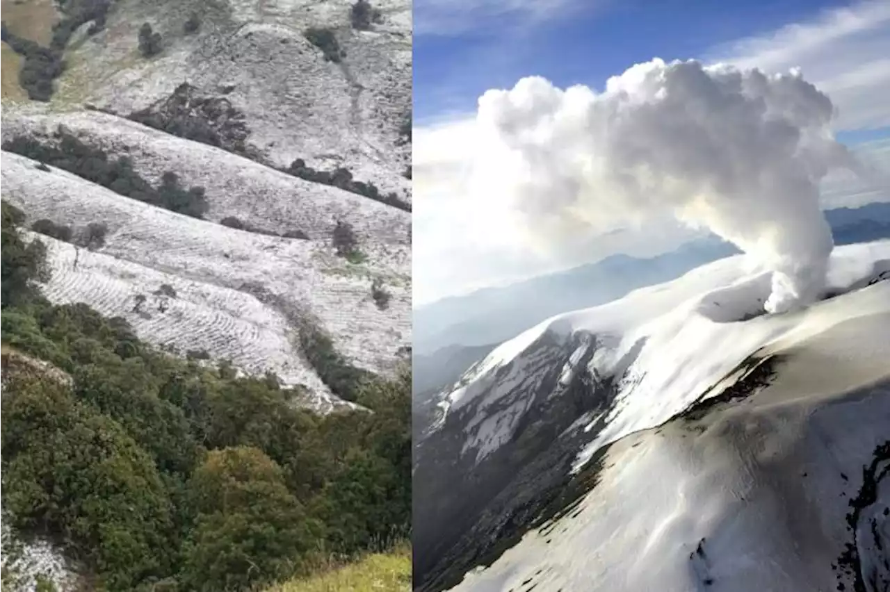 Desmienten fotos de cenizas del Nevado del Ruiz que causan temor; son imágenes viejas - Pulzo