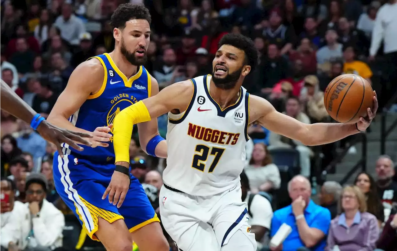 Jokic-less Nuggets narrowly hold off Warriors, close in on No. 1 seed