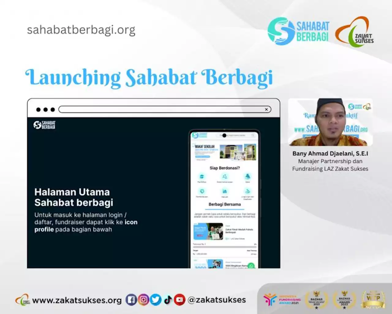 LAZ Zakat Sukses Luncurkan Platform “Sahabat Berbagi” Berbasis Digital |Republika Online