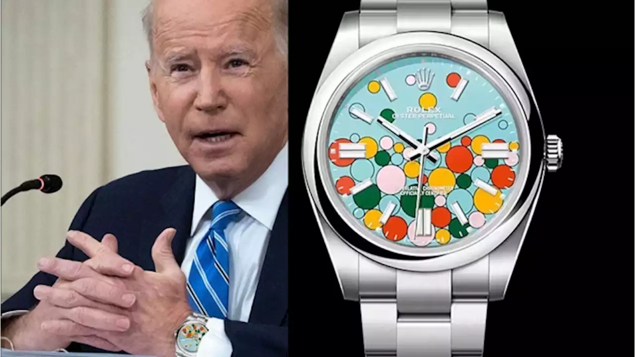 Someone Photoshopped President Biden Wearing Rolex’s New Bubble Watch on April Fool’s Day