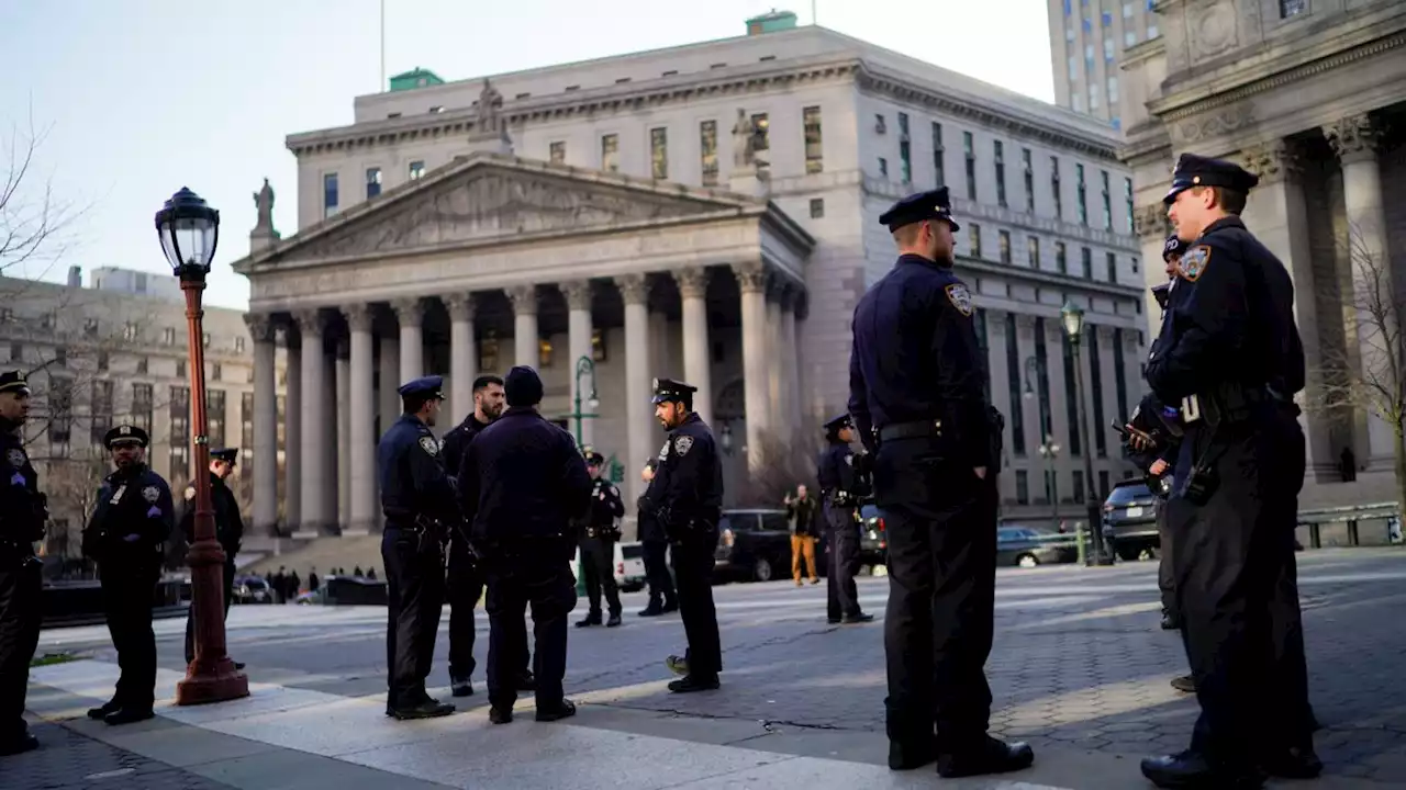 New York Police Brace For Protest Ahead Of Ex-President Donald Trump’s Arraignment | Sahara Reporters